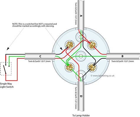 wiring a lighting junction box